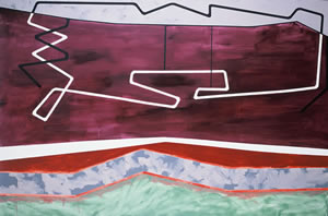 大気の形成　Ｆ120　カンヴァスに油彩・アクリル　2011