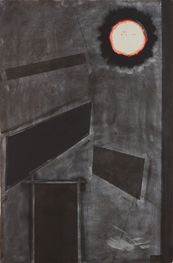 Black-Composition　「見よ、あの星を」　カンヴァスにアクリル・木炭　2014　　M25