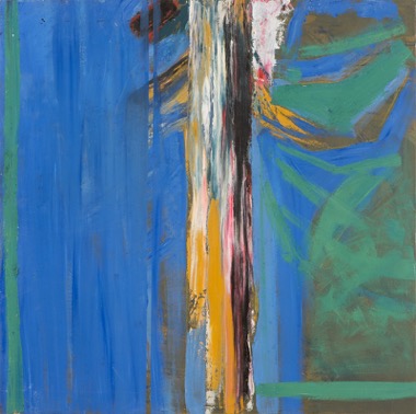 UNTITLED 　白亜地カンヴァスに油彩・テンペラ　1990年代　81×81cm(S25)